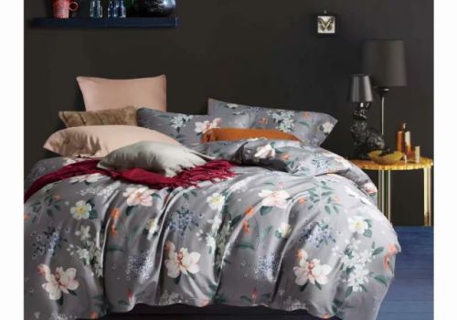 Vải Cotton Sateen in hoa 60s