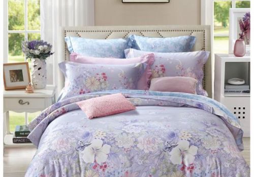 Tencel màu in hoa 40s