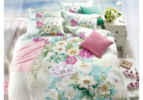 Tencel màu in hoa 40s