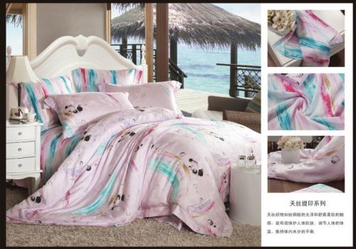 Tencel màu in hoa 60s