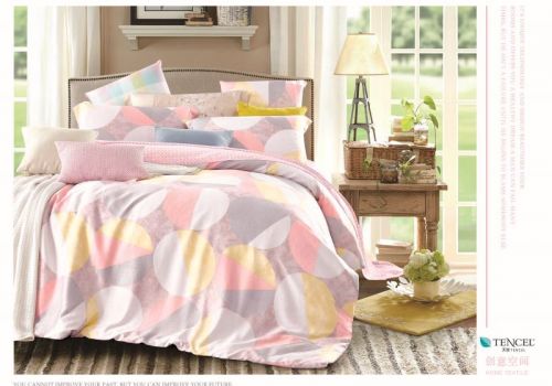 Tencel màu in hoa 60s