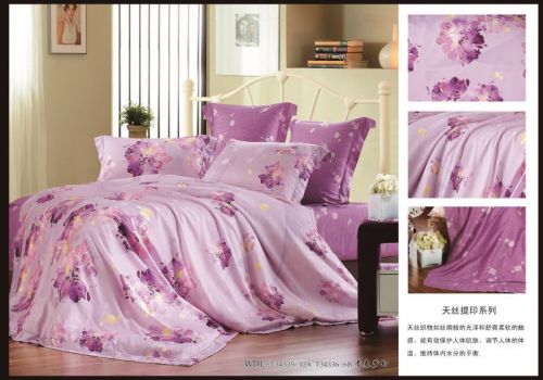 Tencel màu in hoa 60s