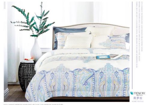 Tencel màu in hoa 60s