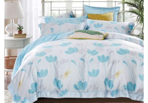 Tencel màu in hoa 60s