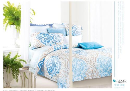 Tencel màu in hoa 60s